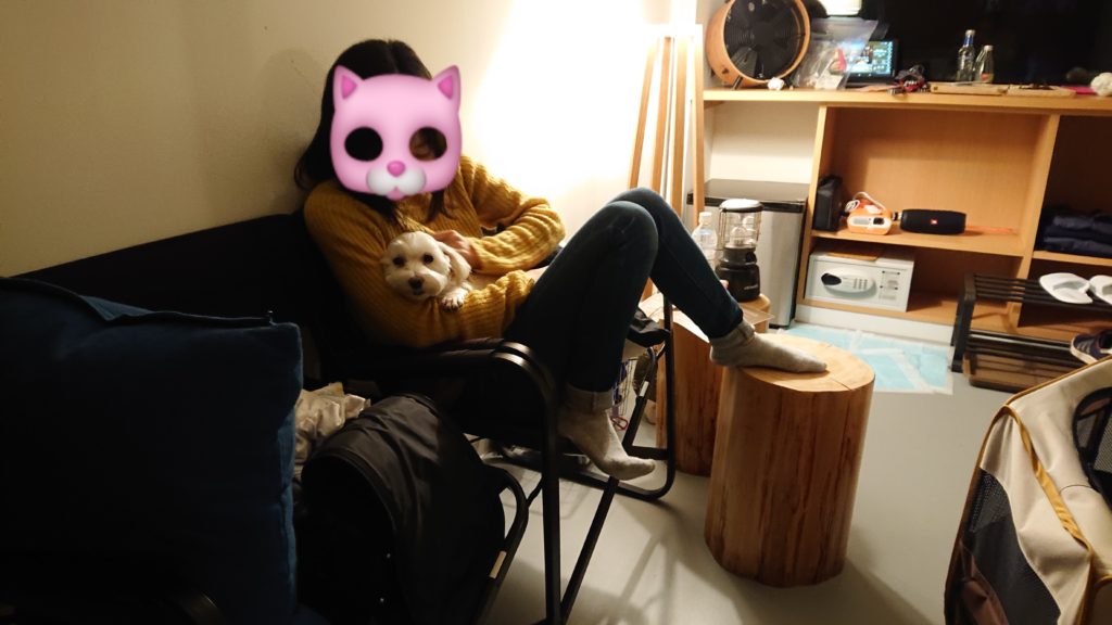 藤乃煌 ふじのきらめき コテージ内の様子。