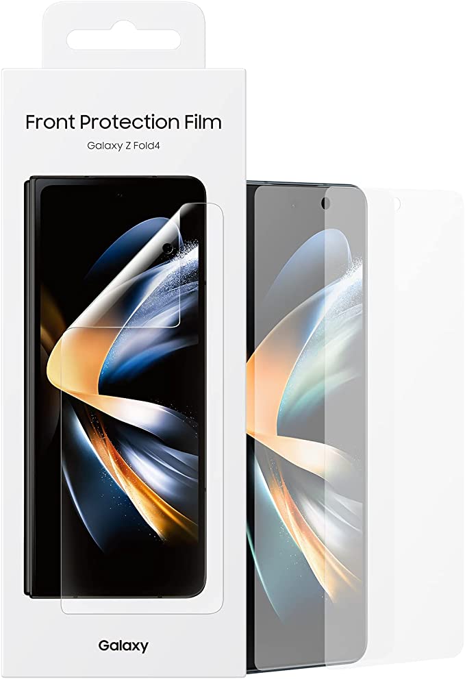 Galaxy Z Fold4専用Samsung純正の液晶保護フィルムのパッケージ画像。